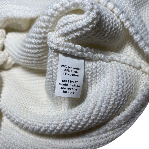 27 Miles Malibu Windsor Reversible Tie Front Cardigan In Cloud - Picture 15 of 16